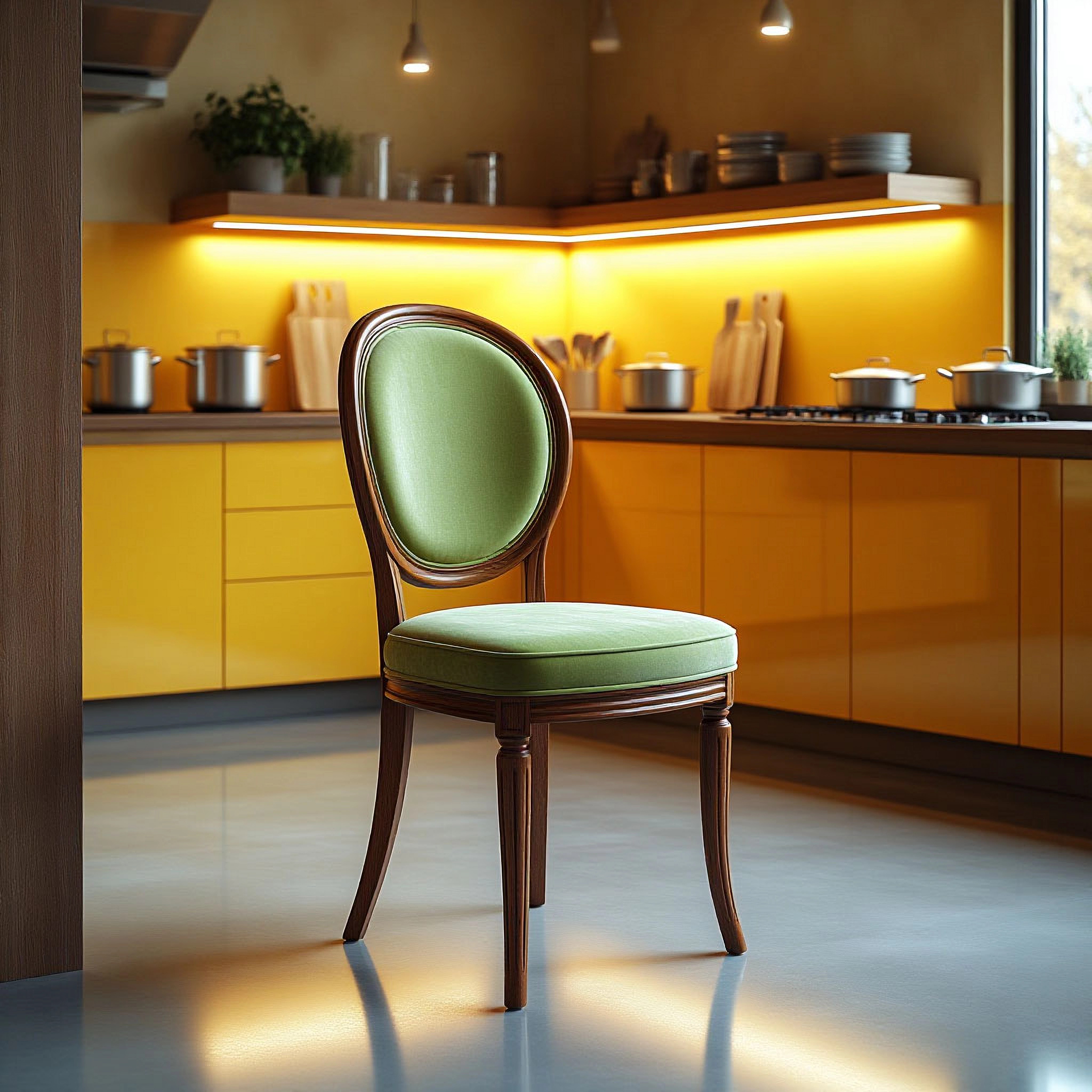 Стул с мягкой спинкой